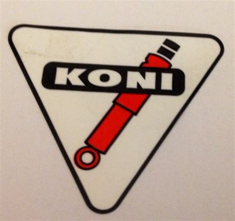 Koni Classic Triangle Decal Logo Sticker