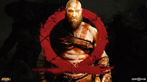 Download 3840x2160 God Of War 4 Logo Kratos Wallpapers