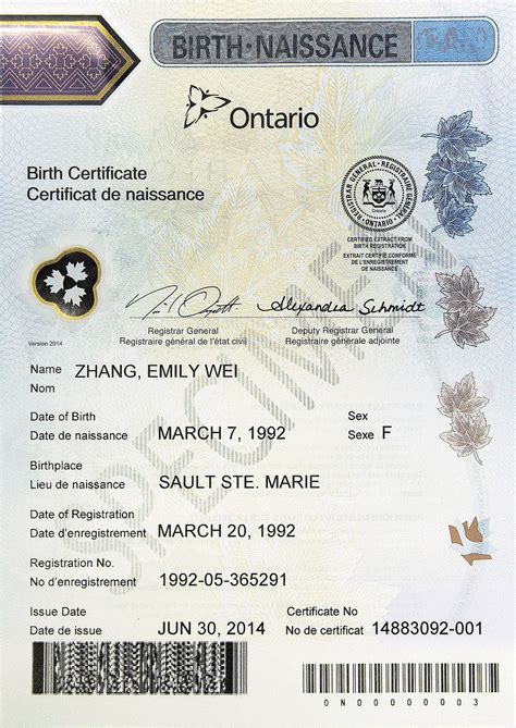 Check spelling or type a new query. Ontario Has New Birth Certificates! | SaultOnline.com