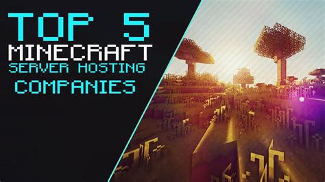 Sign up to get your server now! Top 5 - Minecraft Server Hosting Companies! - YouTube