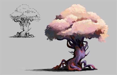 Artstation Concept Trees
