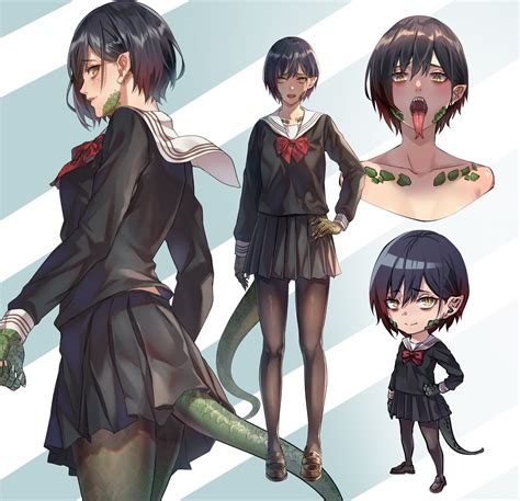 Lizard Girl Animepointyears