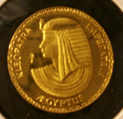 Kleopatra Imperatra Aegyptus Gold Medal Collectors Weekly