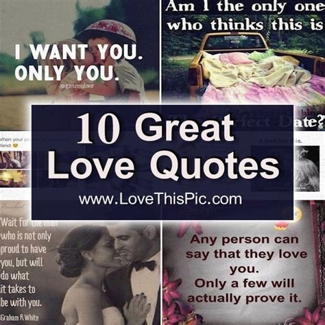 10 Great Love Quotes