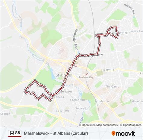 S8 Route Schedules Stops And Maps Marshalswick Updated