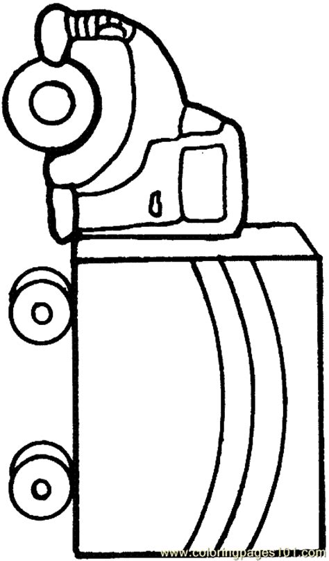 coloring pages truck coloring page  transport land transport