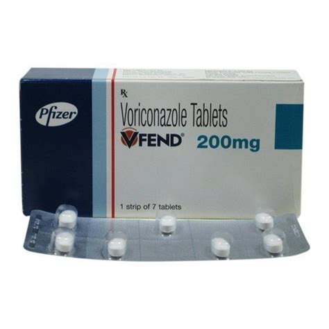 Vfend 200mg Voriconazole Pfizer 1 X 7 At Rs 12688stripe In Surat