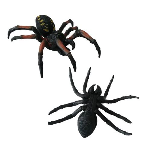 The Black Widow Spider Simulation Figure 10cm L In Action And Toy Figures