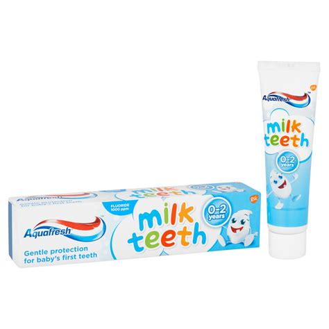 5000347090967 Aquafresh Milk Teeth 0 2 Years Toothpaste 50ml