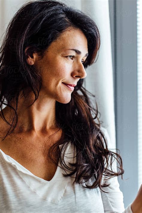 Portrait Of A Woman In A Yoga Studio By Stocksy Contributor Jayme