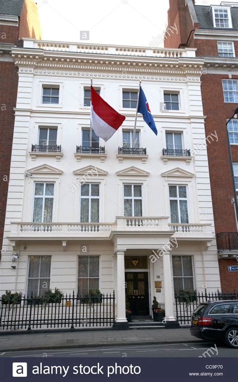 The Indonesian Embassy Grosvenor Square London England Uk United