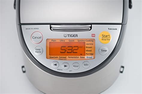 Tiger Jkt S U K Ih Rice Cooker With Slow Cooking And Bread Making