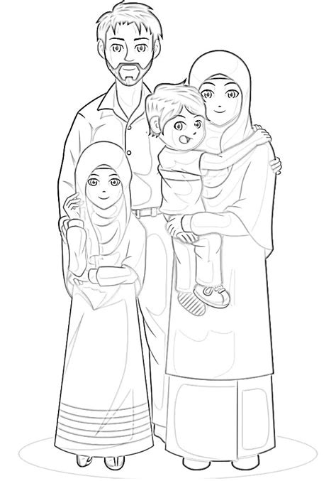 Oem keluarga pencocokan kemeja ayah ibu anak gaun pakaian bohemia. 34++ Gambar Kartun Ayah Ibu Dan 2 Anak - Kumpulan Gambar ...