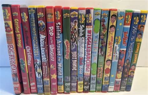 The Wiggles Dvd Lot Of 18 Dvds Pre Owned Various Titles 5200 Picclick