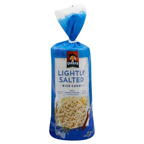 Quaker Lightly Salted Rice Cakes Shop Snacks And Candy At H E B