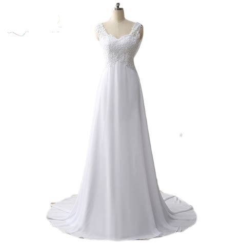Buy Real Photos Elegant Long White Prom Dresses 2016