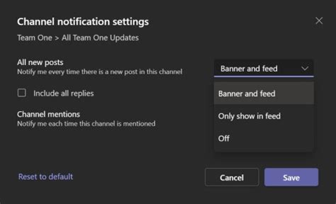Microsoft Office Tutorials Customize Channel Notifications In Teams