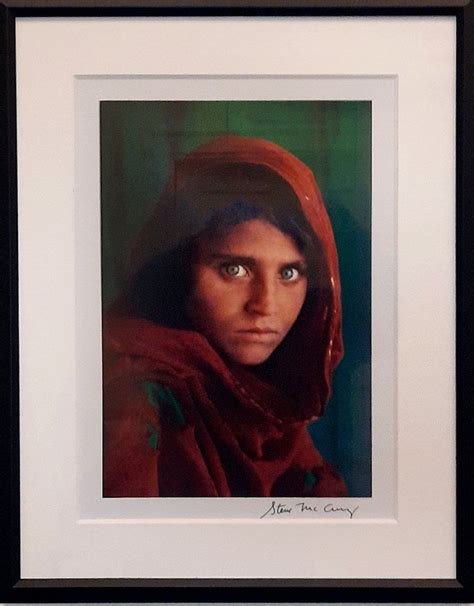 Steve Mccurry The Afghan Girl Sharbat Gula Year 1984 Printed