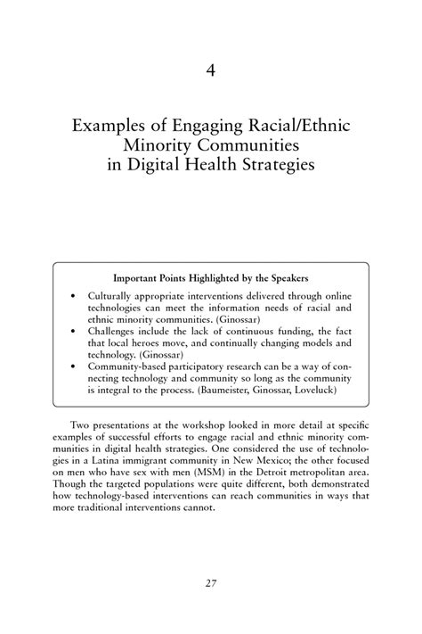 4 Examples of Engaging Racial/Ethnic Minority Communities ...