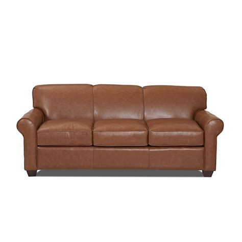 Sleeper sofas are a useful, multifunctional addition to both small apartments and large homes. Wayfair Custom Upholstery Jennifer Leather Sleeper Sofa ...