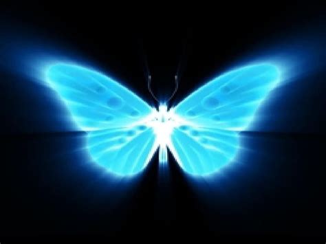 Blue Glowing Butterfly Png Hd Wallpaper Pxfuel