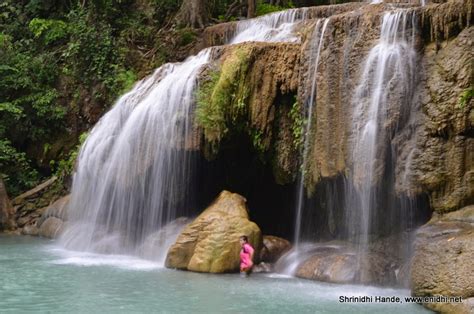 Erawan Falls And National Park Kanchanaburi Enidhi India Travel Blog