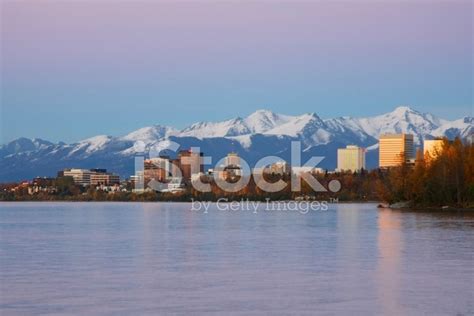 Anchorage Alaska In The Fall Stock Photo Royalty Free Freeimages
