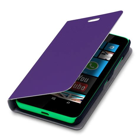 Kwmobile Flip Cover For Nokia Lumia 630 Case Slim Back Shell Hard