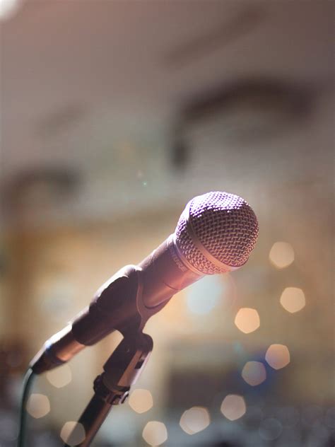 Person Holding Microphone · Free Stock Photo