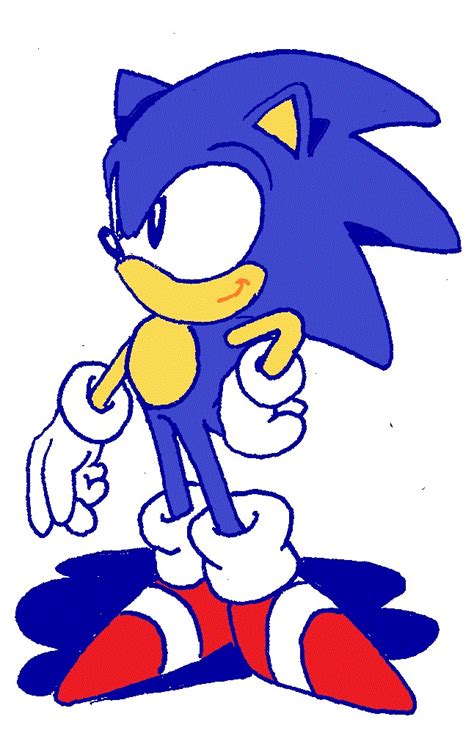 Classic Sonic By Jugg E On Deviantart