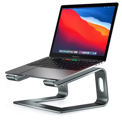 Nulaxy Laptop Stand Ergonomic Aluminum Laptop Mount Computer Stand For