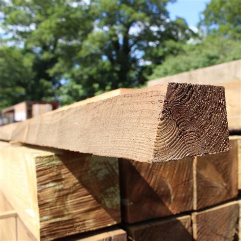 £9.47 per metre inc vat  view Treated Softwood Cant Rail | Buy Featheredge Online from the Experts at UK Timber