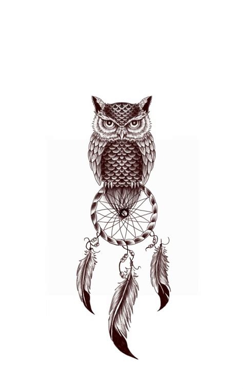 Owl And Dream Catcher By Chanlung168 On Deviantart Owl Dreamcatcher