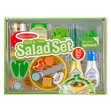 Slice And Toss Salad Play Food Set Beckers School Supplies