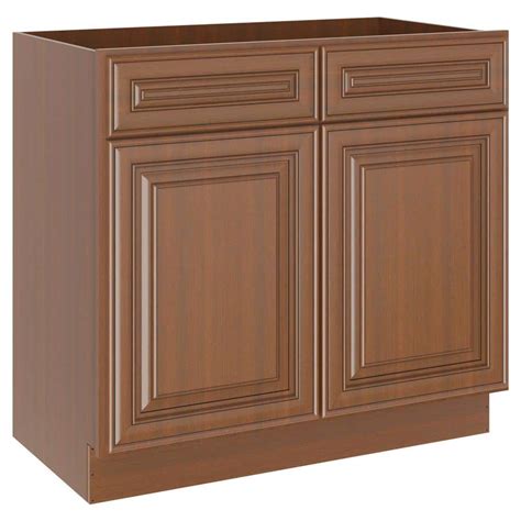 HOMEIBRO 36 In W X 21 In D X 34 5 In H Plywood Ready To Assemble Bath Vanity Cabinet Without