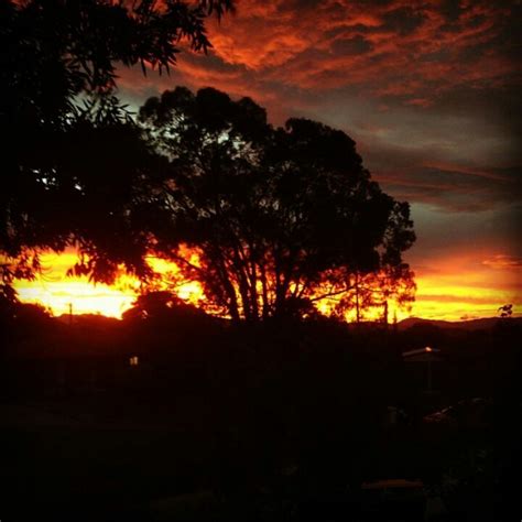Canberra Sunset Australia Sunset Beautiful Places Celestial
