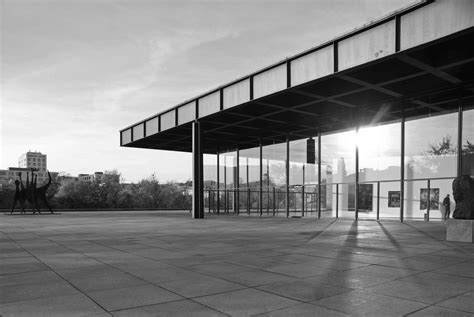 Clásicos De Arquitectura Neue Nationalgalerie Mies Van Der Rohe