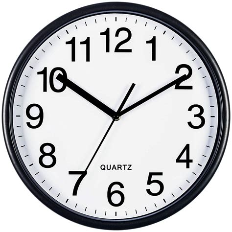 Wall Clock Clipart Black And White 10 Free Cliparts Download Images