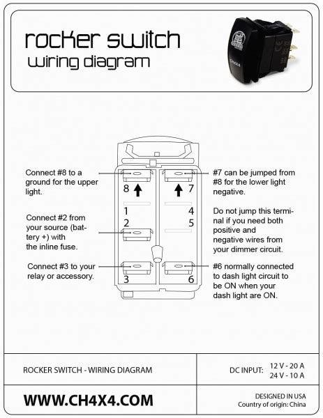 Led rocker switch wiring diagram. Lighted Rocker Switch Wiring Diagram Kcd4 4 Terminal New Toggle At - Car Wiring Diagram