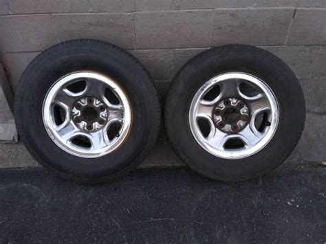 Stock Chrome Chevygmc Rim With Tire 6 Lug 16 Inch For Sale In