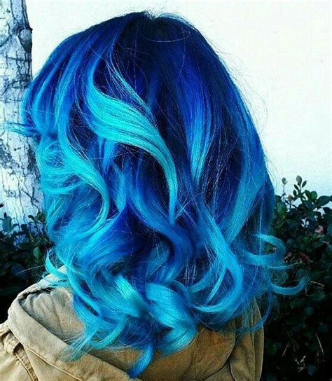 Pin By Ready Set Live 💛 On Hair Styles Blue Ombre Hair
