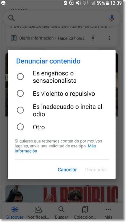 Qu Es Y C Mo Denunciar Contenidos En Google Discover C Mo Ser Youtuber