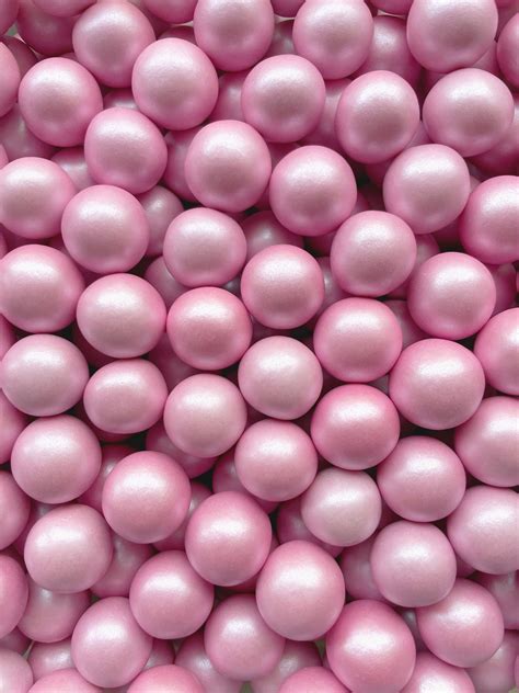 Jumbo Chocoballs Pearl Pink The Sprinkle Co
