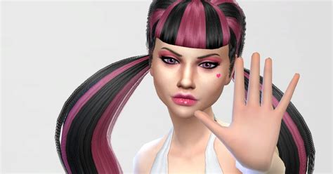 My Sims 4 Blog Draculaura Hair By Coloresurbanos