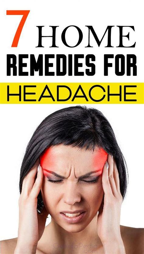 7 Home Remedies For Headache In 2020 Home Remedy For Headache