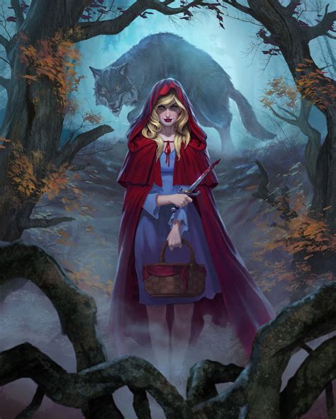 อันดับหนึ่ง 102 ภาพพื้นหลัง Little Red Riding Hood หนู น้อย หมวก แดง
