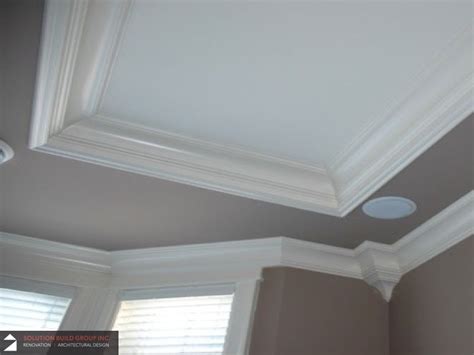 Coffered Ceiling Carpentry Project Done By Solution Build Group Inc
