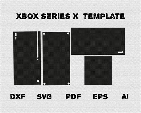 Xbox Series X 2020 Skin Template Vector Ubicaciondepersonascdmxgobmx