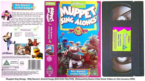 Muppet Sing Alongs Billy Bunnys Animal Songs 1993 Uk Vhs Youtube