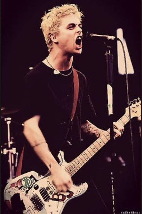 Green Day Frontman Billie Joe Armstrong Billie In 1994 Billie Joe